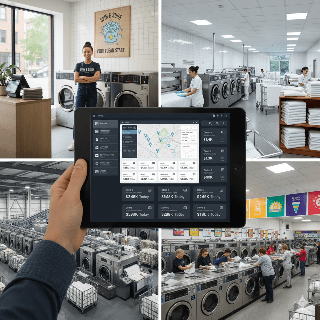 Sanyantra commercial laundry machine